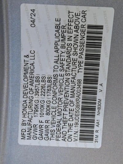 2024 Acura Integra Type S Manual