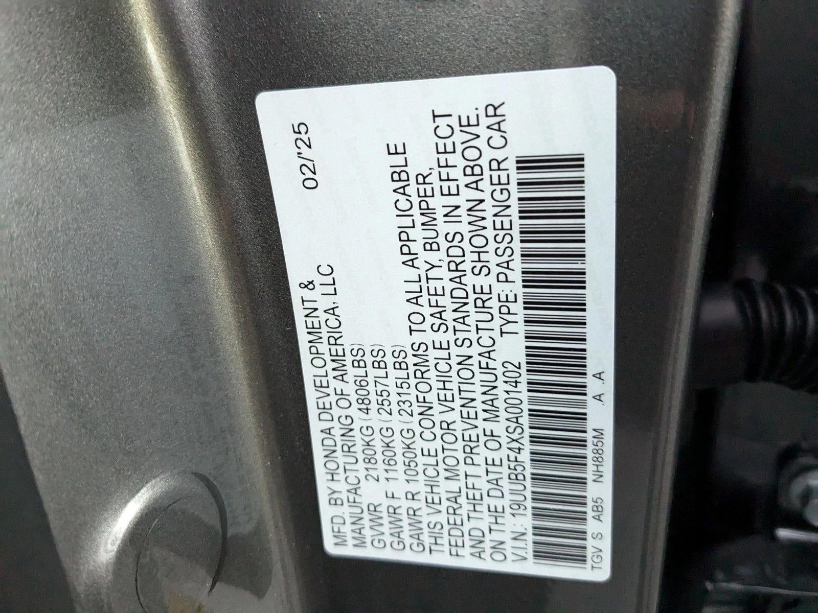 2025 Acura TLX FWD w/Technology Package