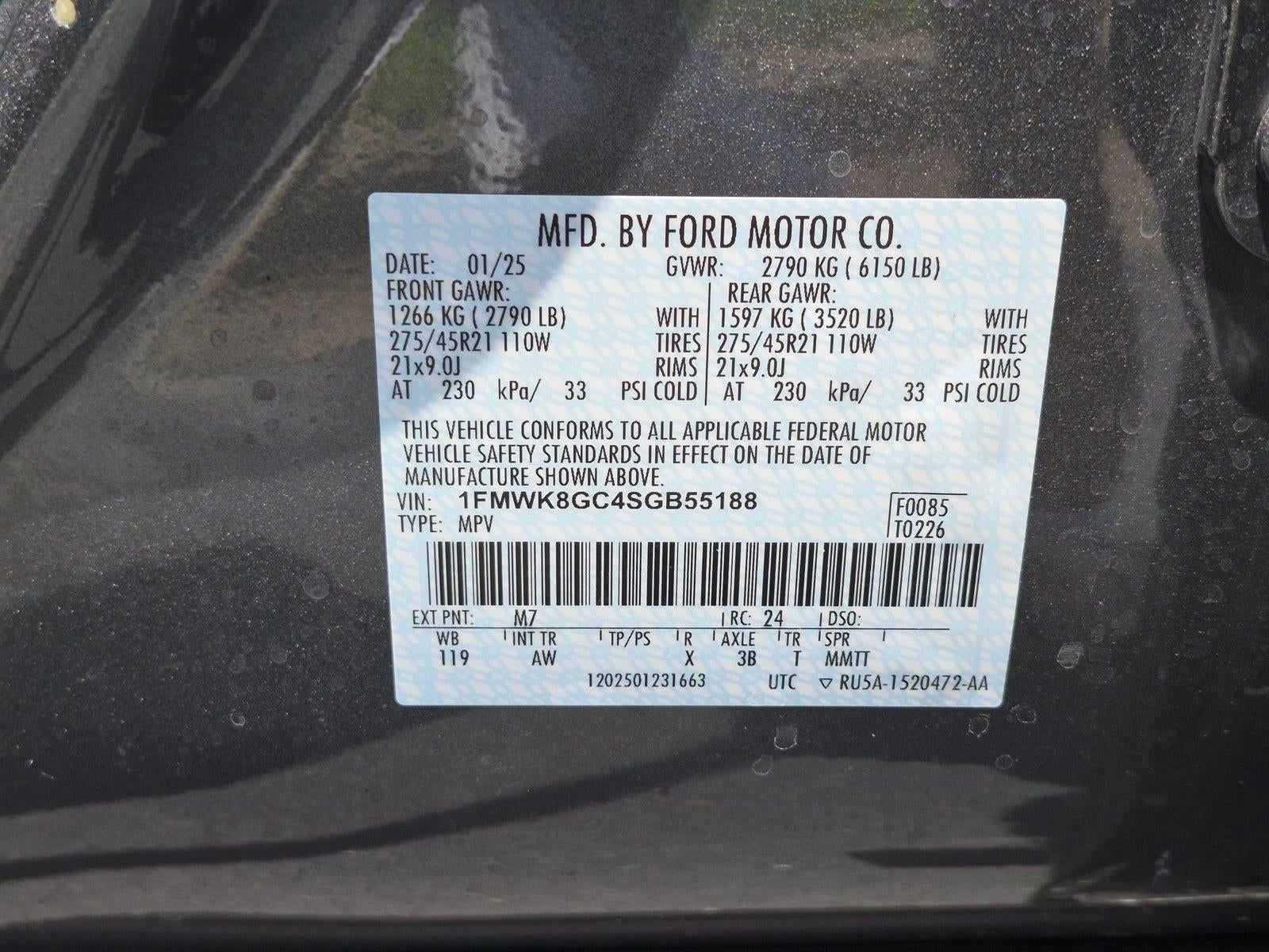 2025 Ford Explorer ST 4WD