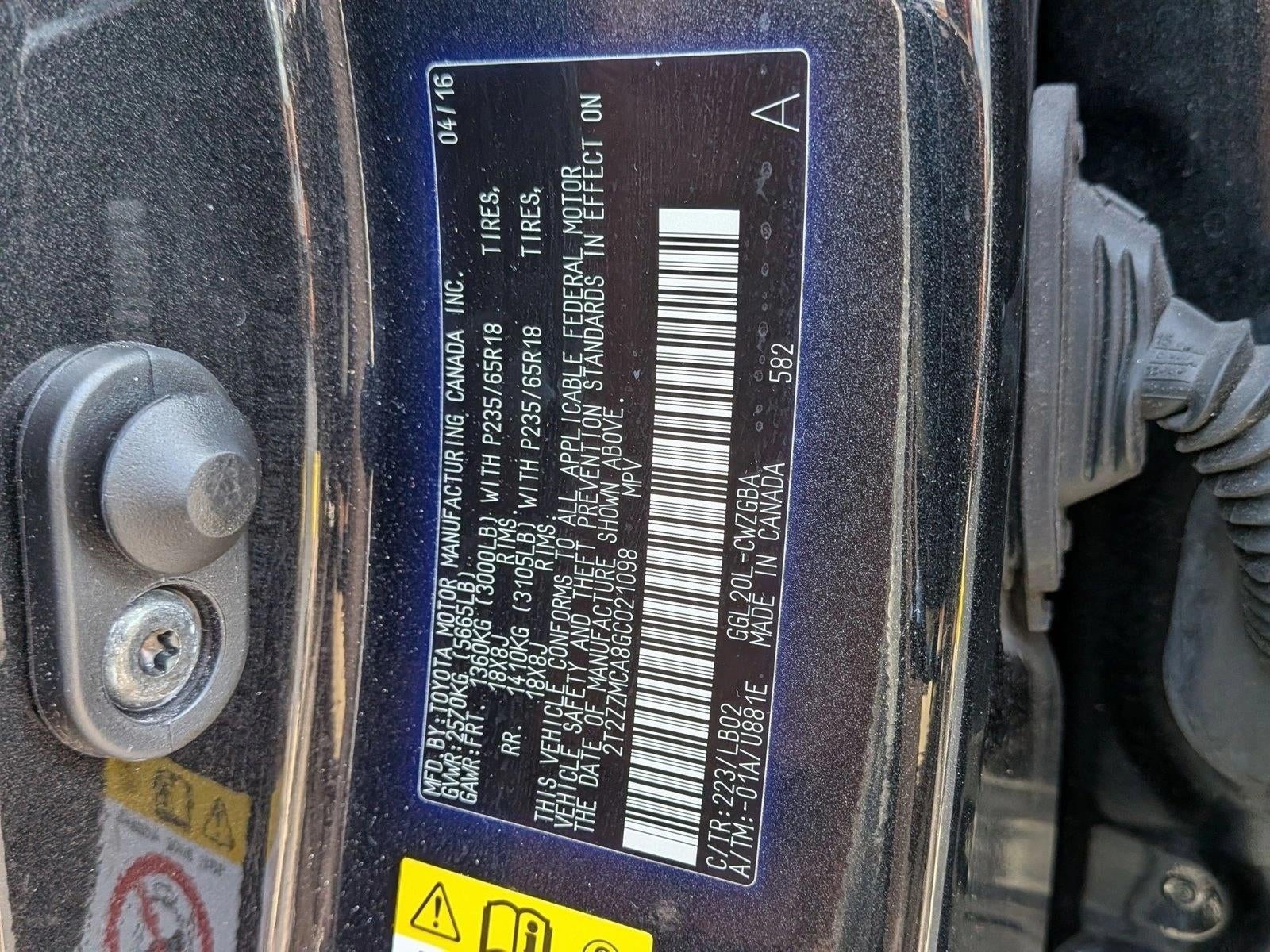 2016 Lexus RX 350 FWD 4dr