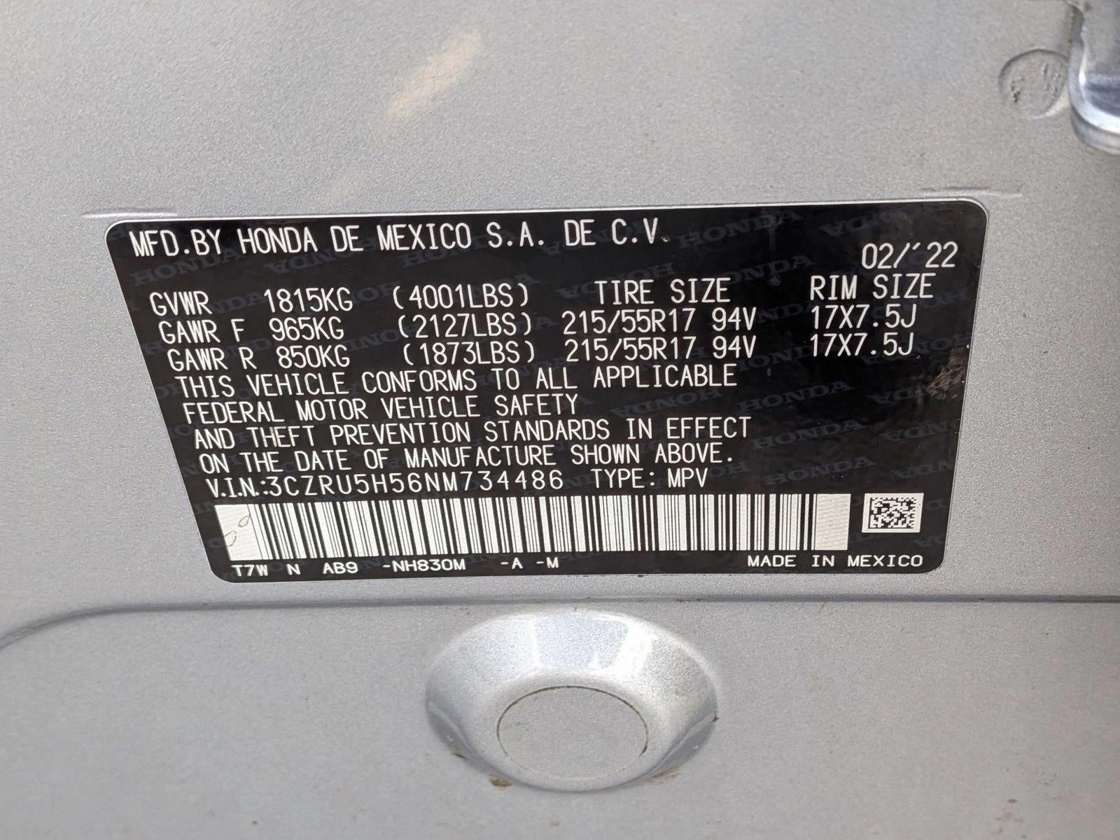 2022 Honda HR-V EX 2WD CVT