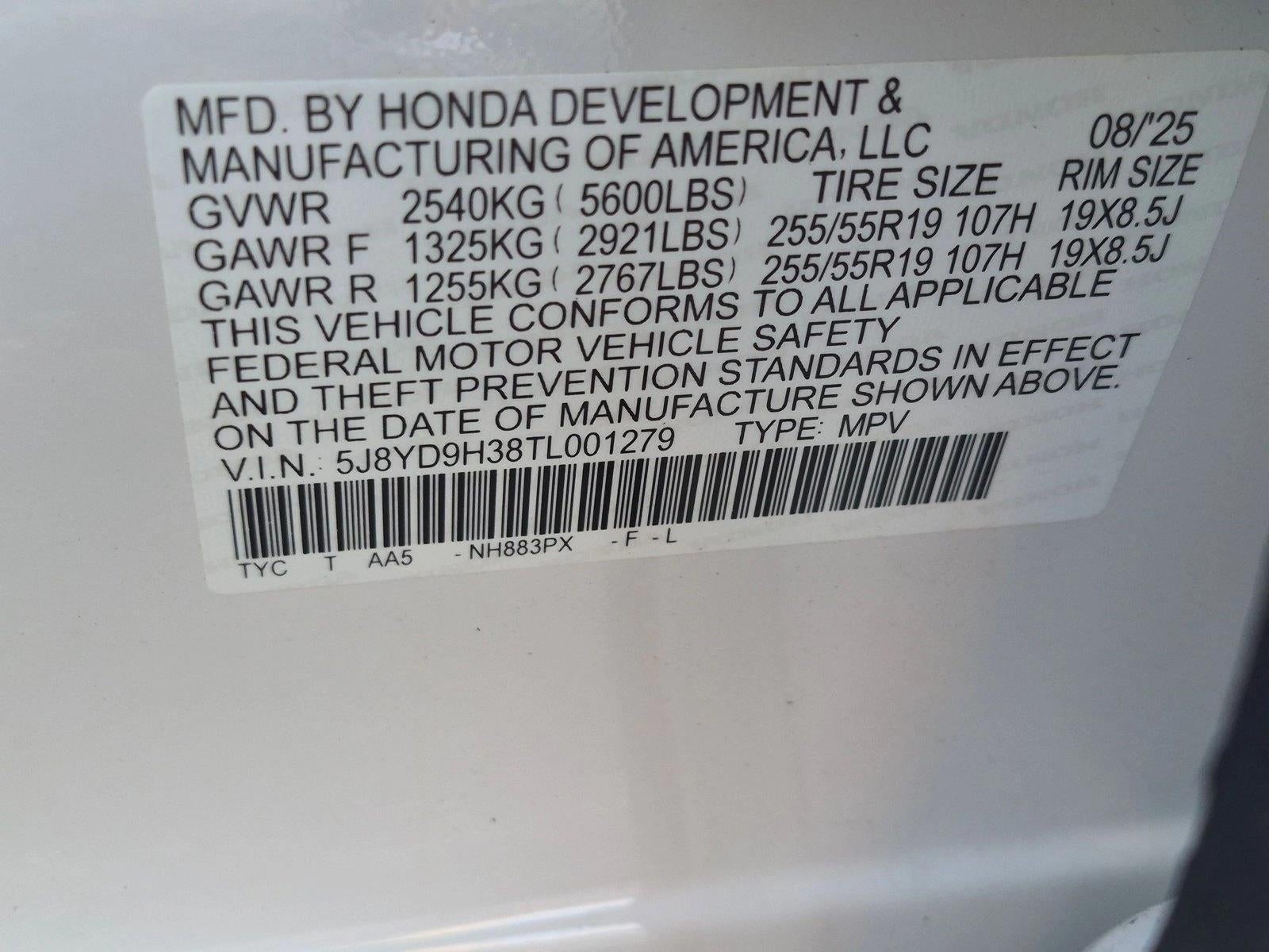 2026 Acura MDX FWD