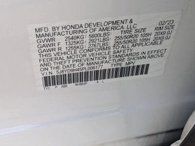 2023 Acura MDX FWD w/Technology Package