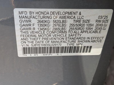 2025 Acura MDX SH-AWD w/A-Spec Advance Package