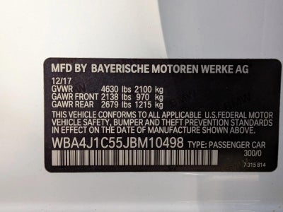 2018 BMW 430i Gran Coupe