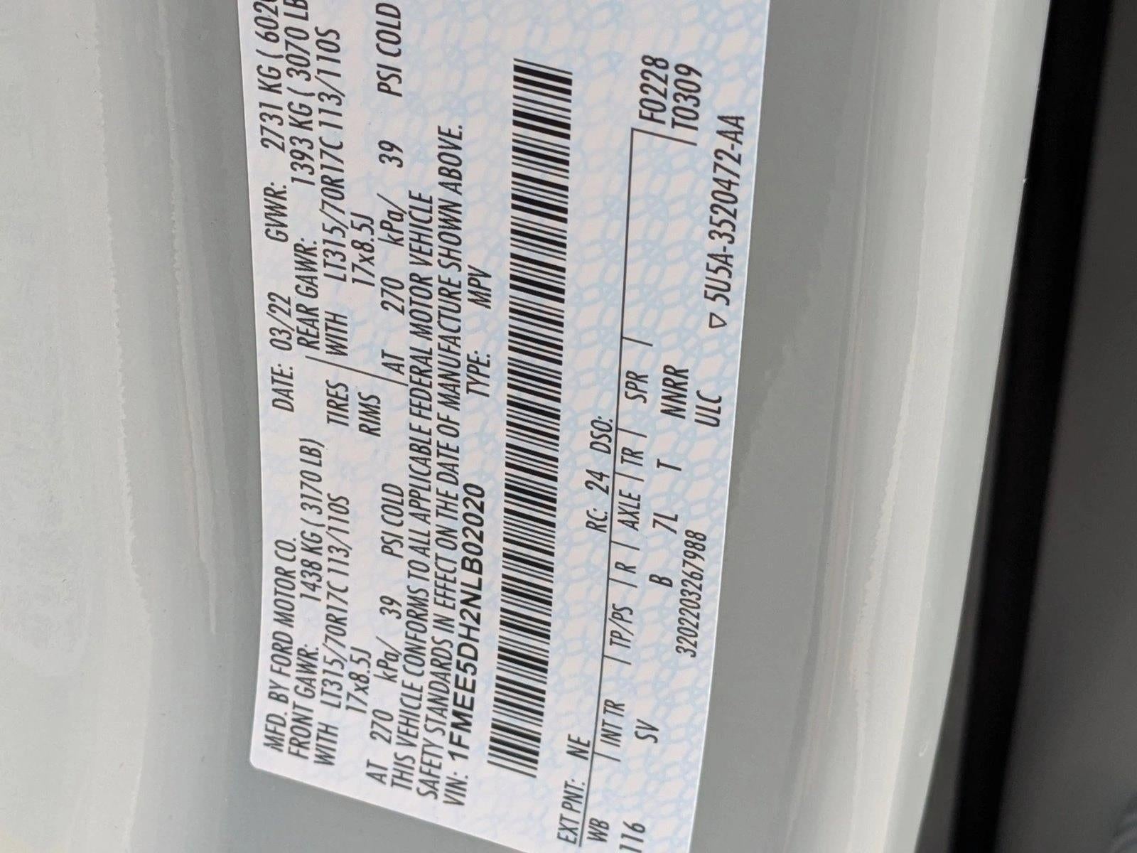 2022 Ford Bronco Black Diamond 4 Door Advanced 4x4