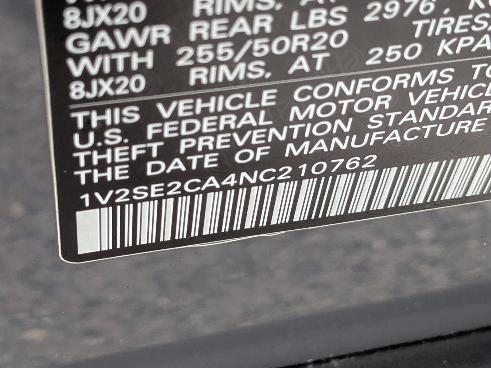 2022 Volkswagen Atlas Cross Sport 3.6L V6 SEL R-Line 4MOTION