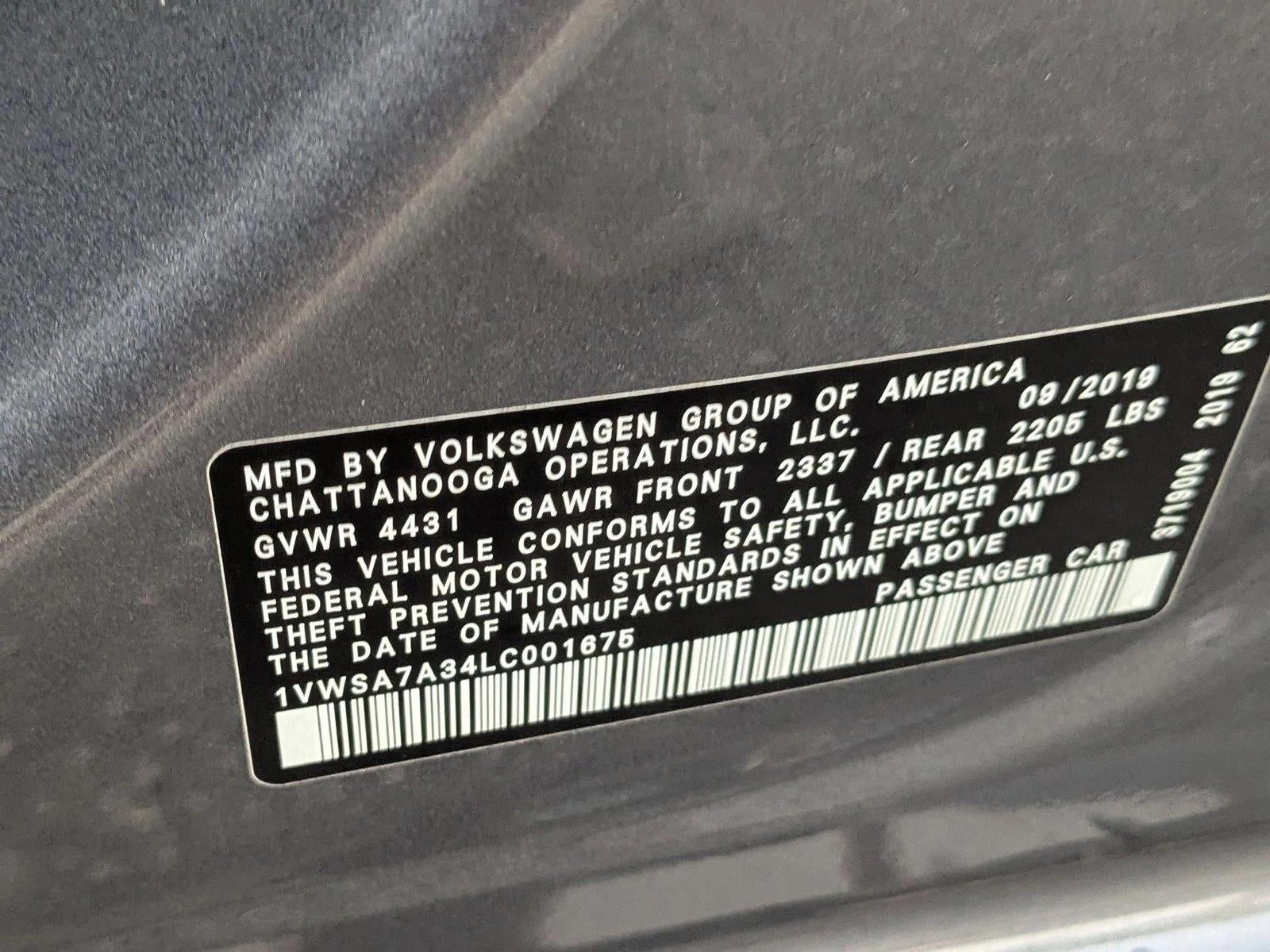 2020 Volkswagen Passat 2.0T SE Auto