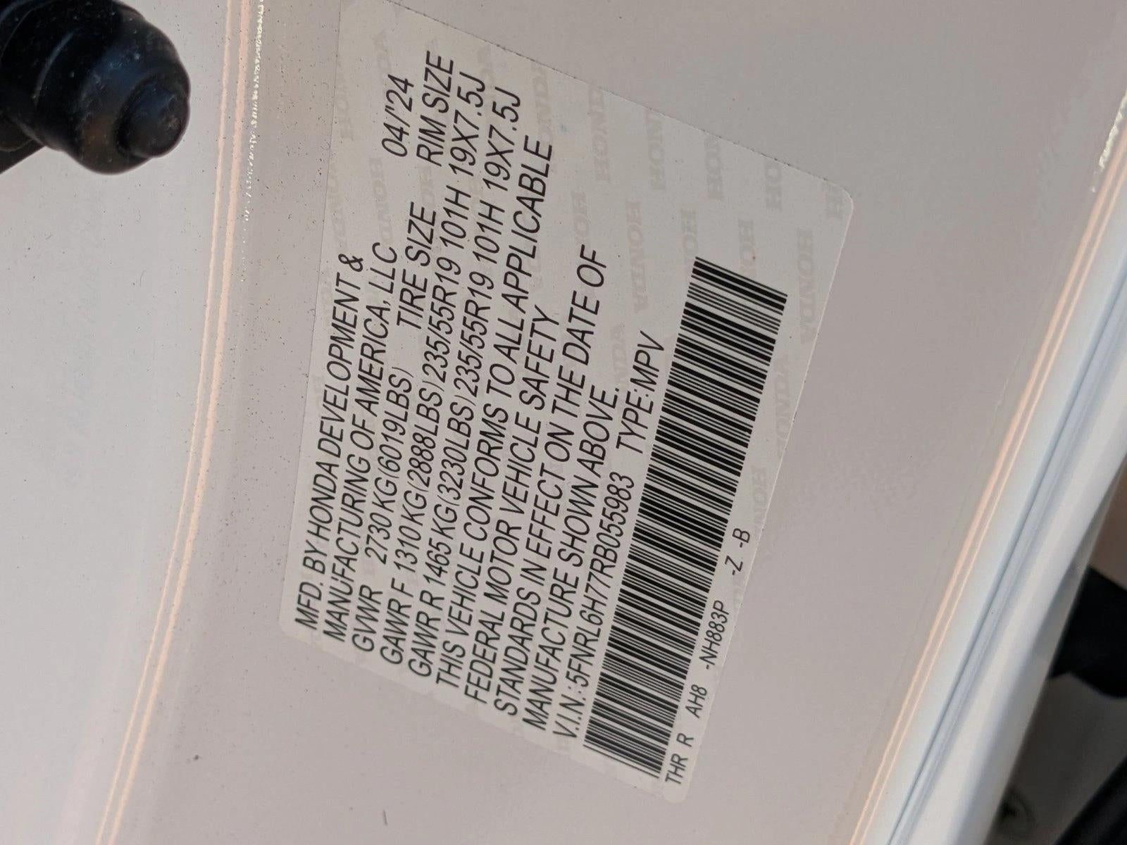 2024 Honda Odyssey Sport Auto