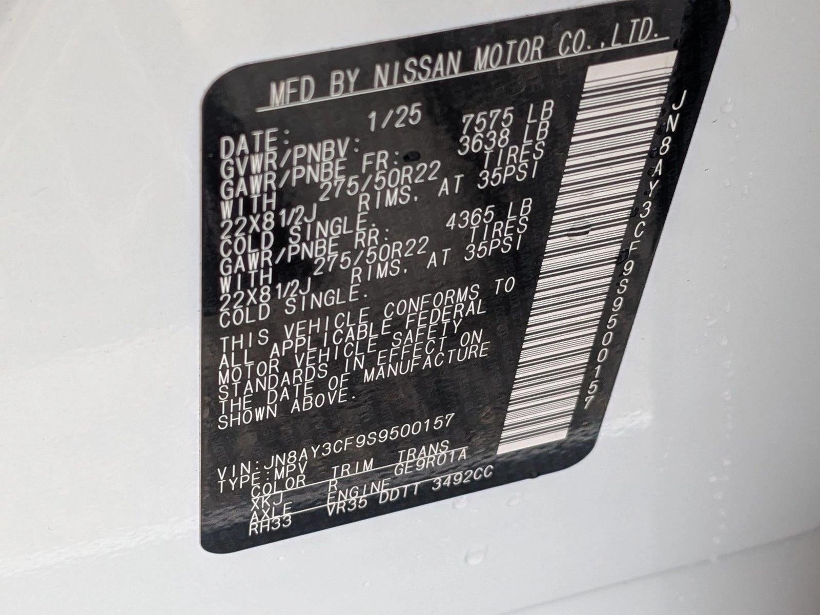 2025 Nissan Armada 4x2 Platinum Reserve