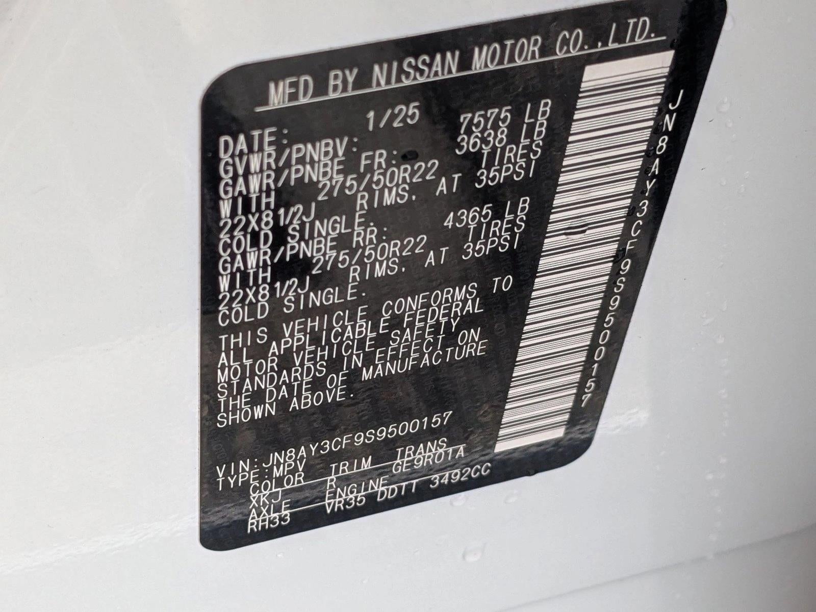 2025 Nissan Armada 4x2 Platinum Reserve