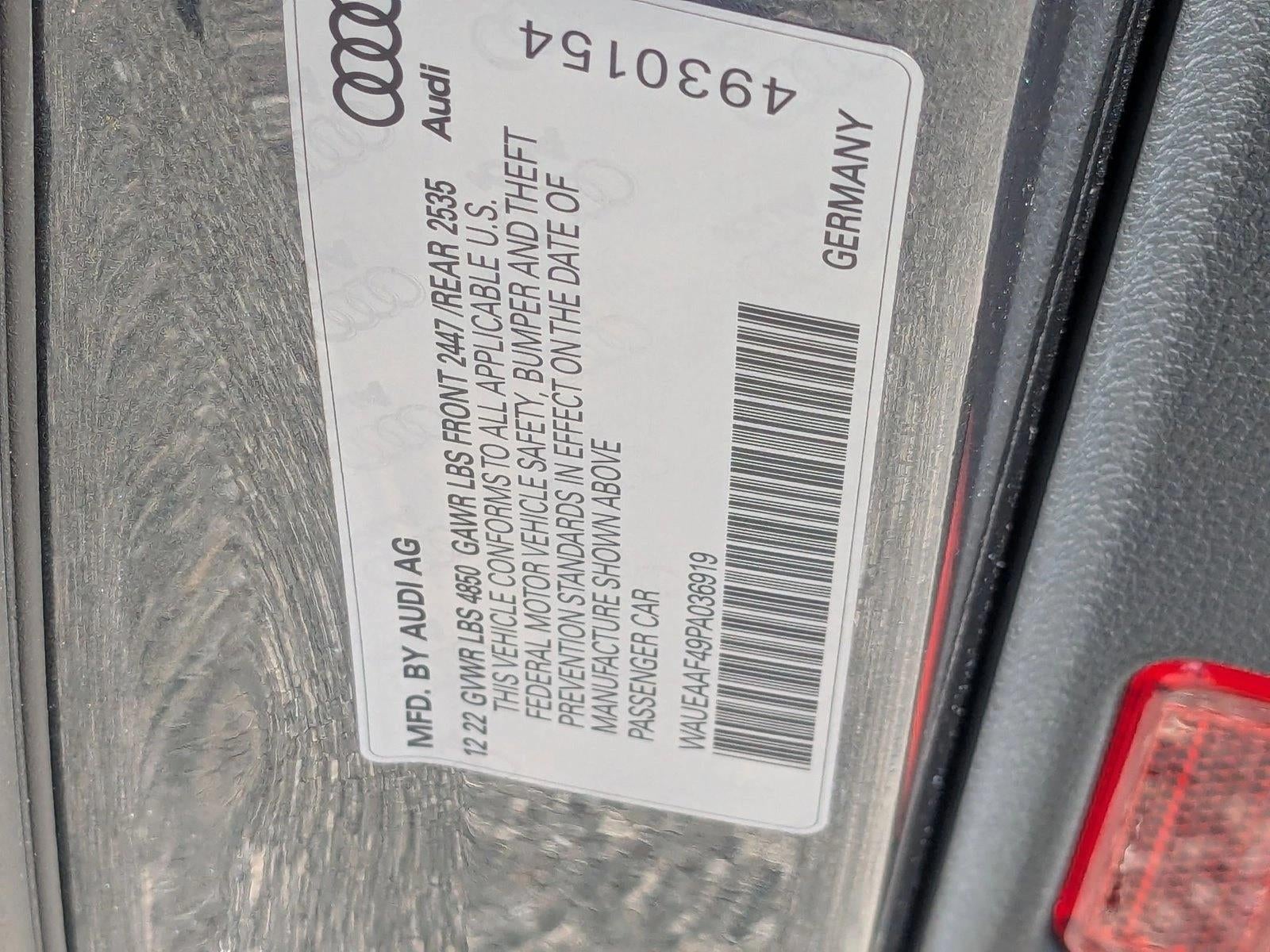 2023 Audi A4 Sedan S line Premium Plus 45 TFSI quattro