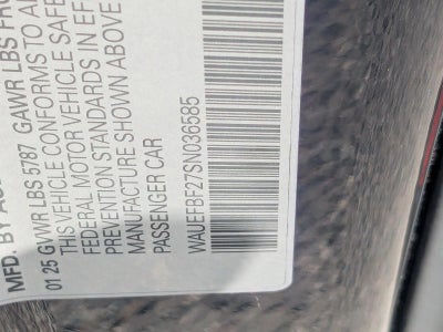 2025 Audi S6 Sedan 2.9 TFSI Premium Plus