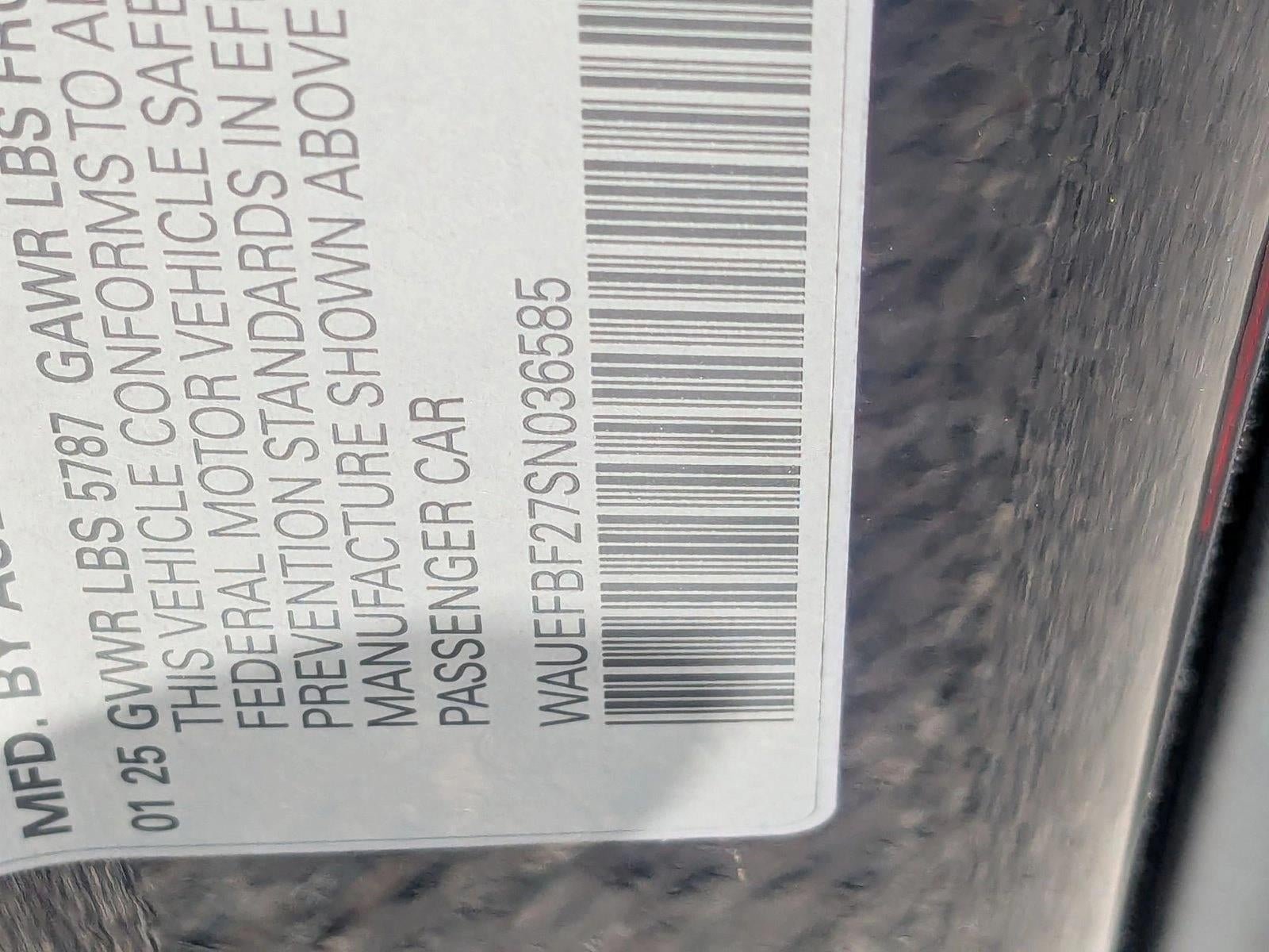 2025 Audi S6 Sedan 2.9 TFSI Premium Plus