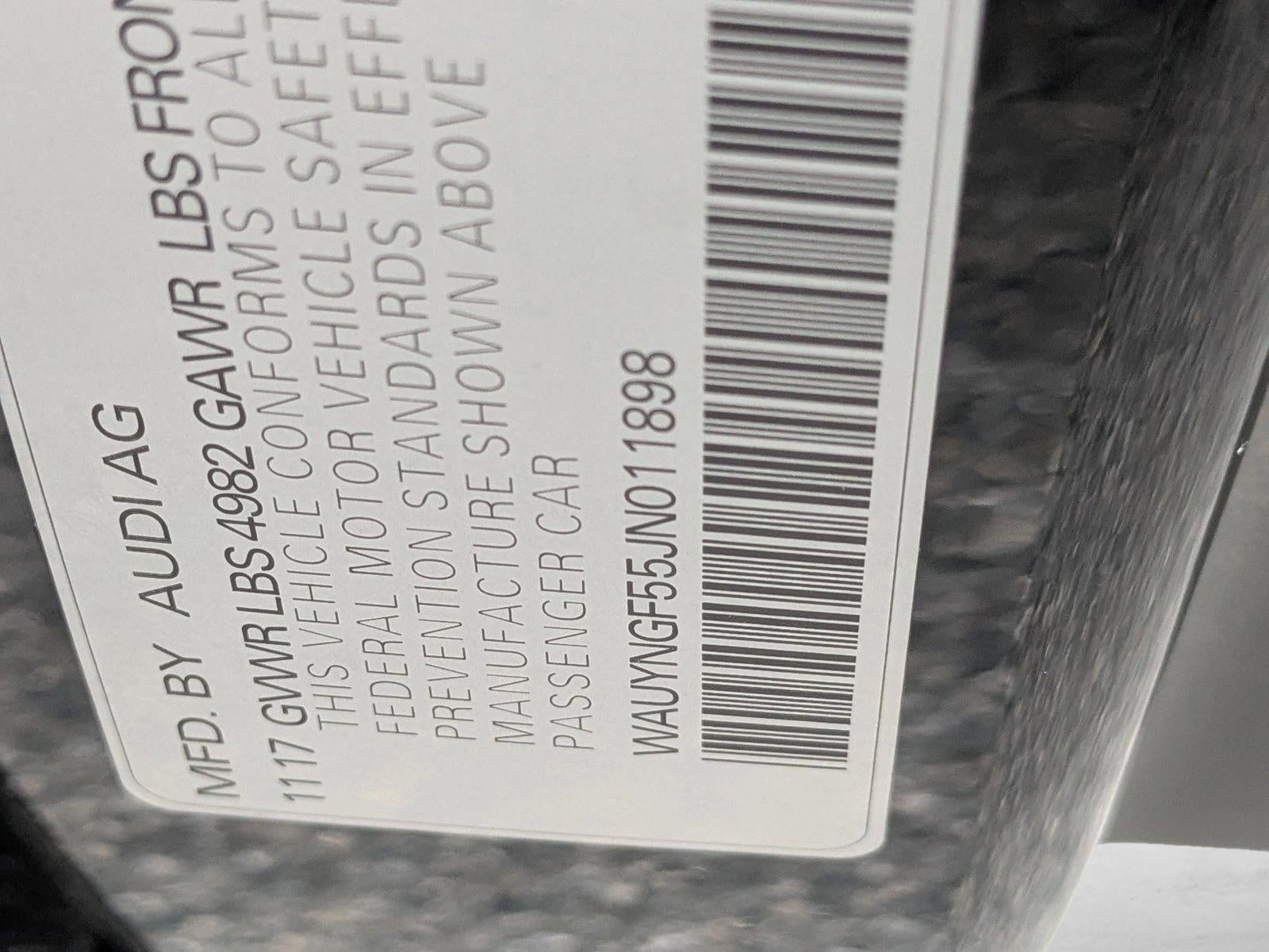 2018 Audi A5 Cabriolet 2.0 TFSI Premium Plus