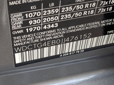 2018 Mercedes-Benz GLA GLA 250 SUV