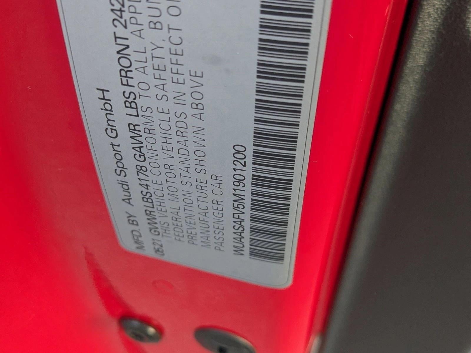 2021 Audi TT RS 2.5 TFSI