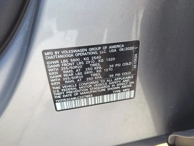 2020 Volkswagen Atlas Cross Sport 3.6L V6 SE w/Technology R-Line FWD