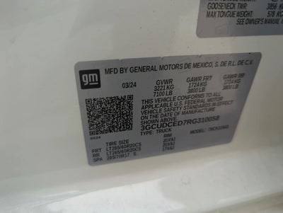 2024 Chevrolet Silverado 1500 Crew Cab Short Box 4-Wheel Drive Custom Trail Boss