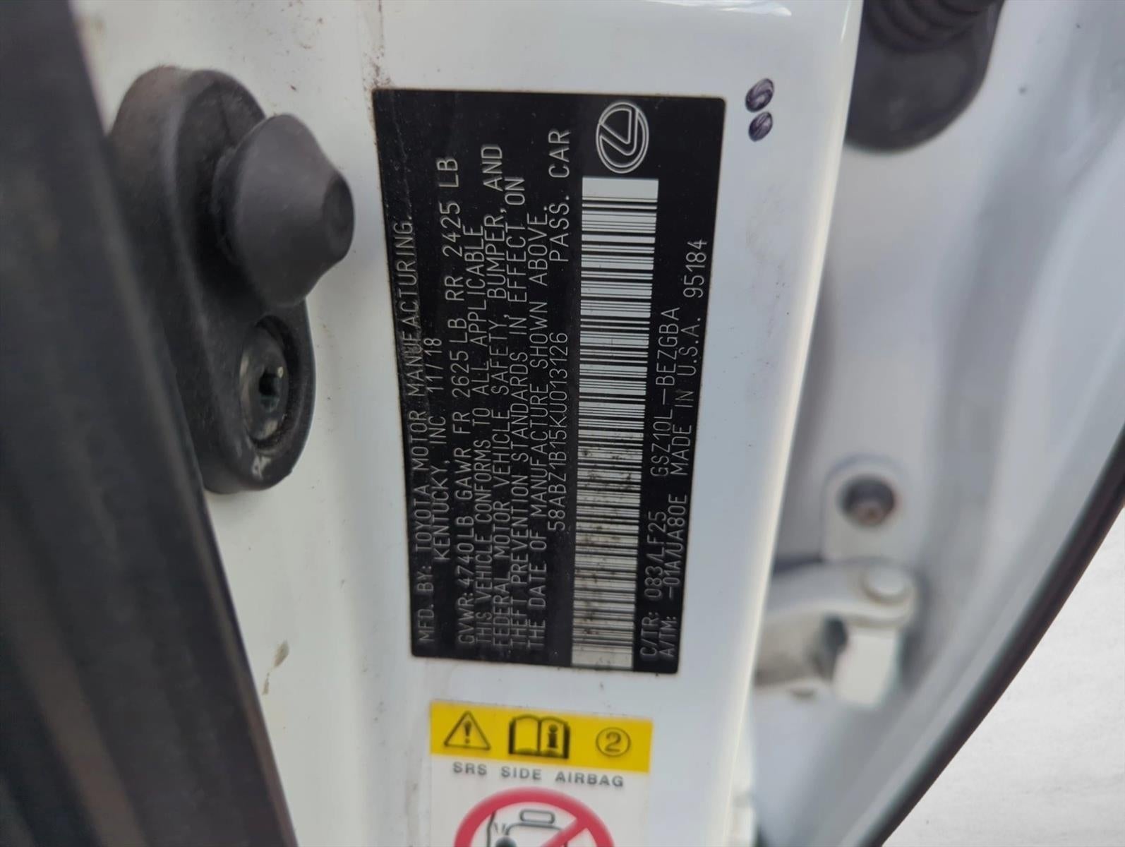 2019 Lexus ES 350 F Sport FWD