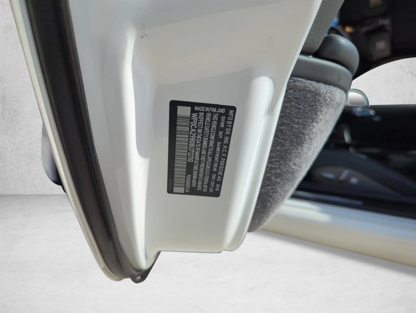 2008 Porsche Boxster 2dr Roadster Limited Edition