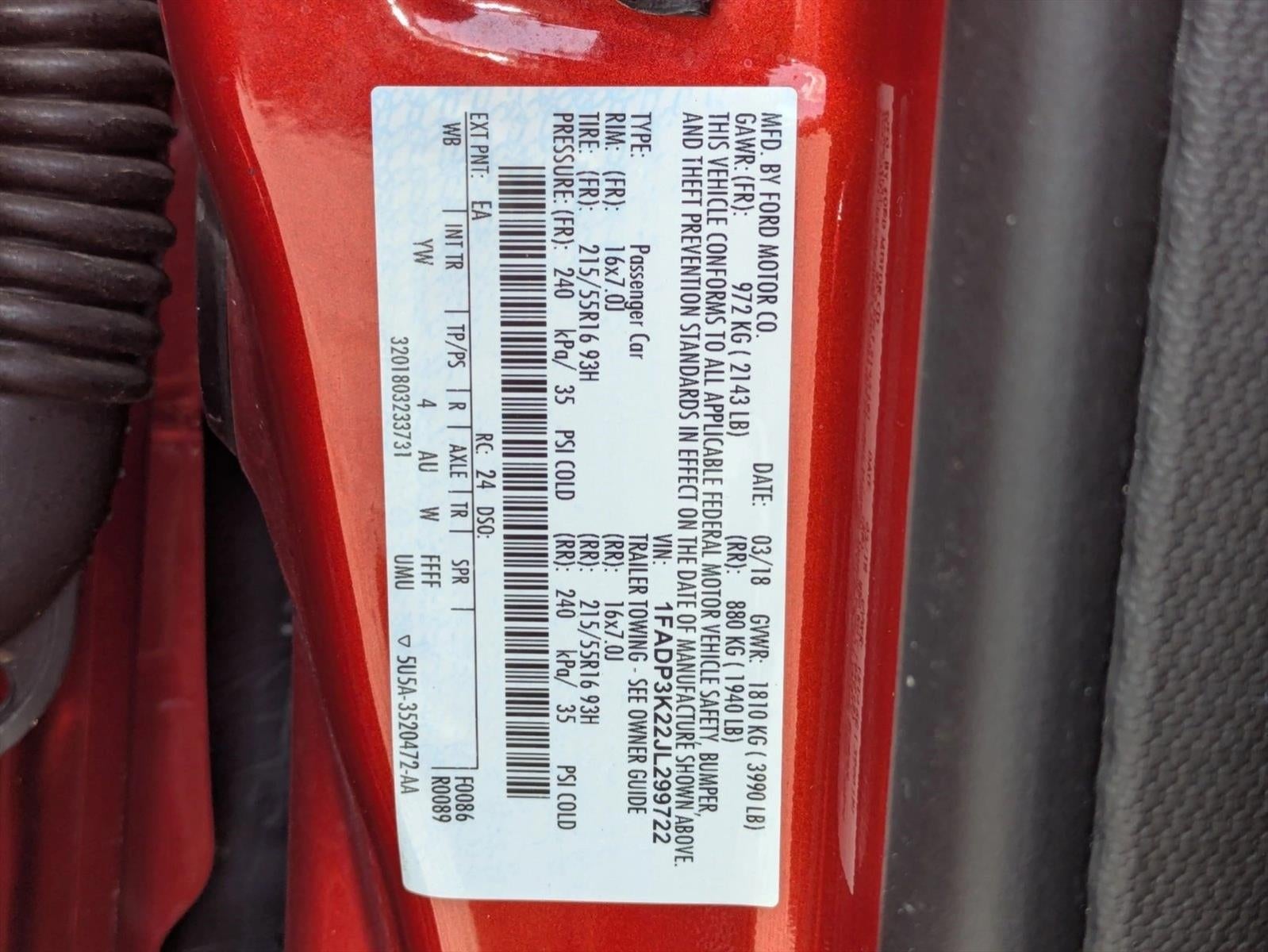 2018 Ford Focus SE Hatch