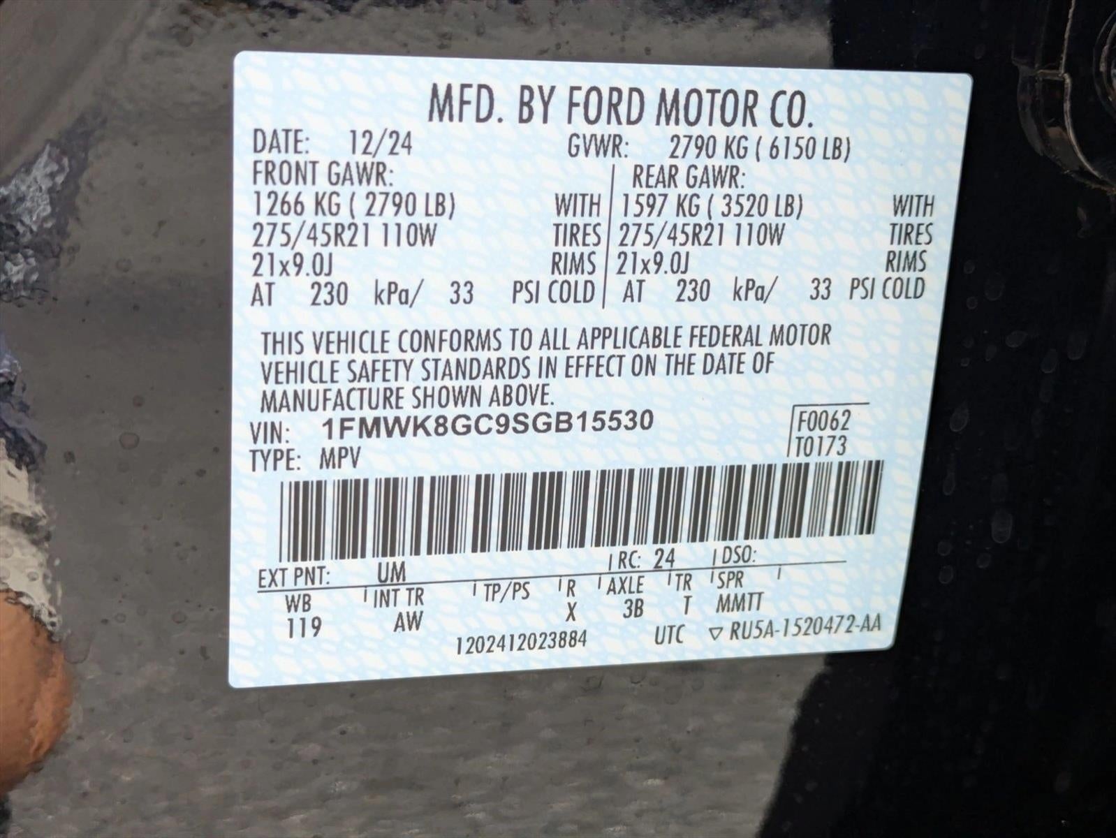 2025 Ford Explorer ST 4WD