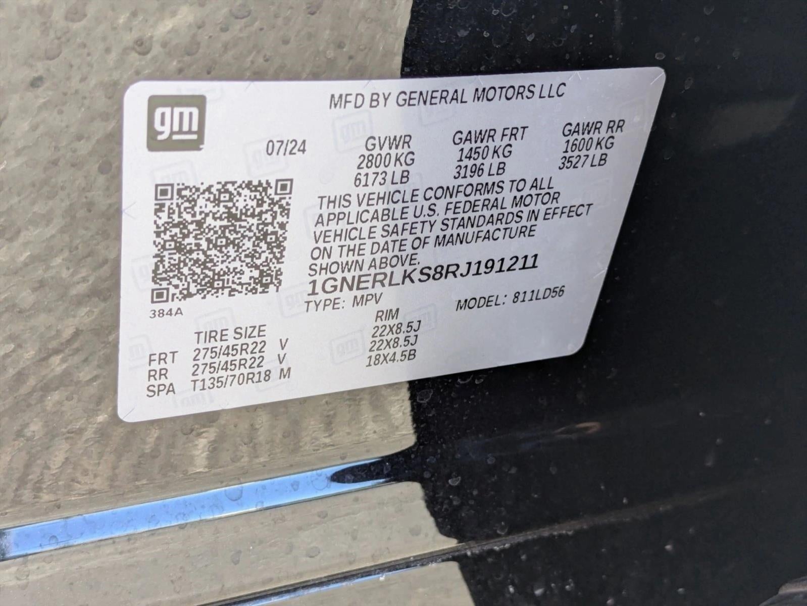 2024 Chevrolet Traverse RS w/1RS