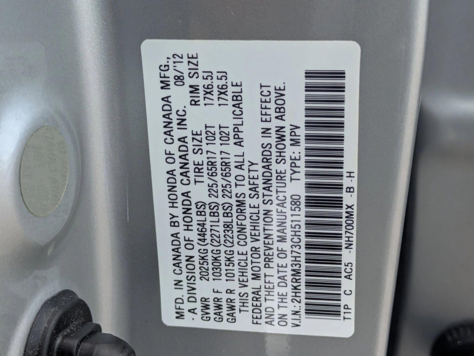 2012 Honda CR-V EX-L 2WD