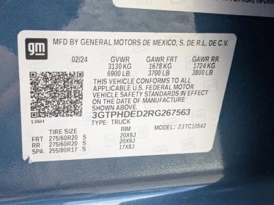 2024 GMC Sierra 1500 Crew Cab Short Box 2-Wheel Drive SLT