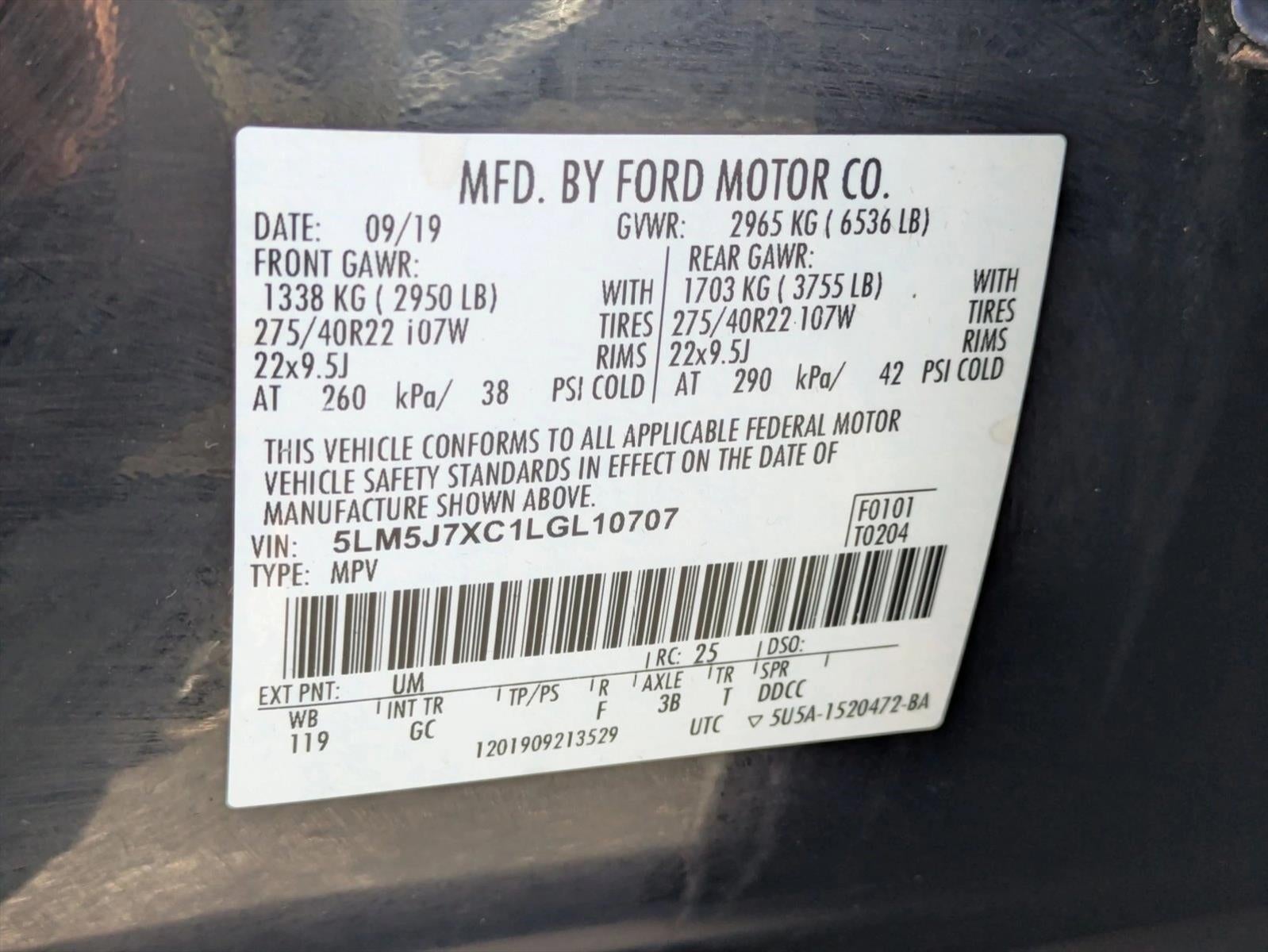 2020 Lincoln Aviator Reserve AWD