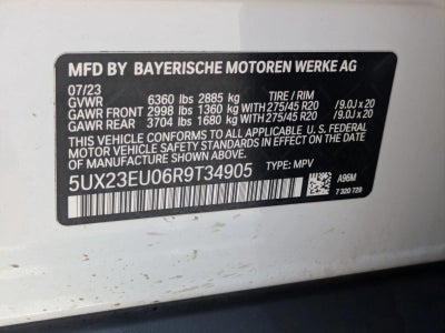 2024 BMW X5 xDrive40i Sports Activity Vehicle