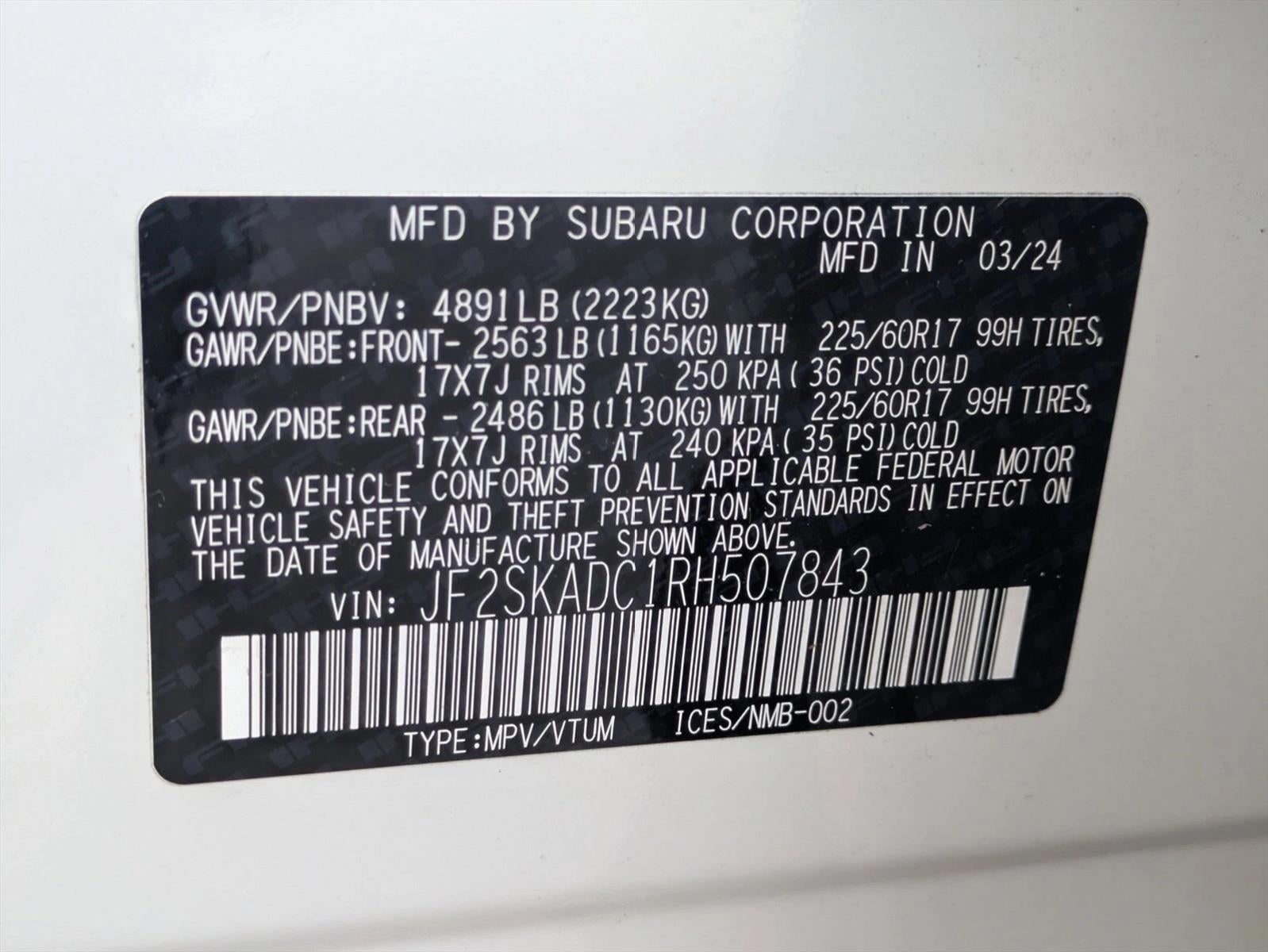 2024 Subaru Forester Premium AWD