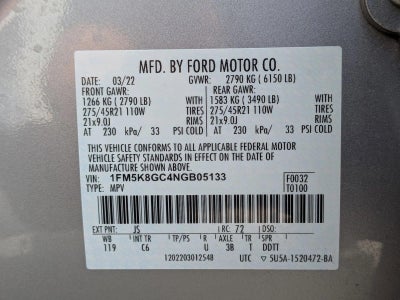 2022 Ford Explorer ST 4WD
