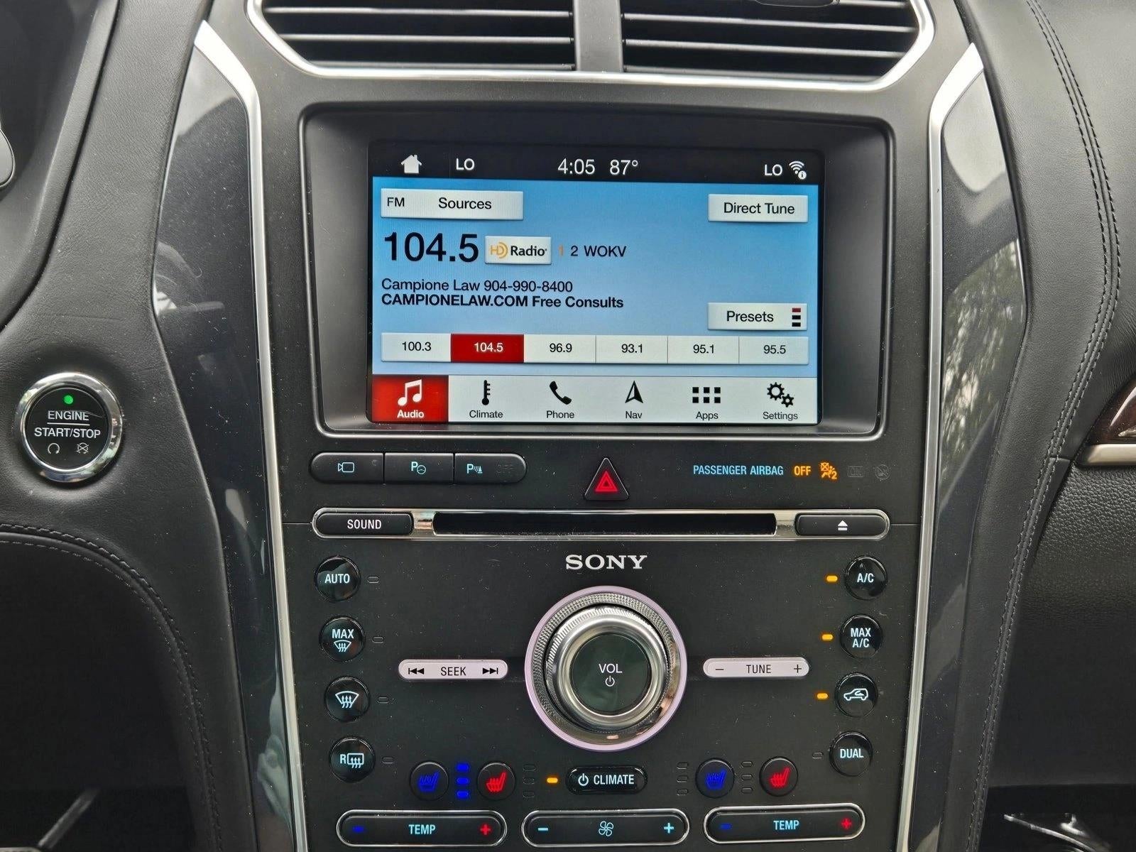 2018 Ford Explorer Platinum 4WD