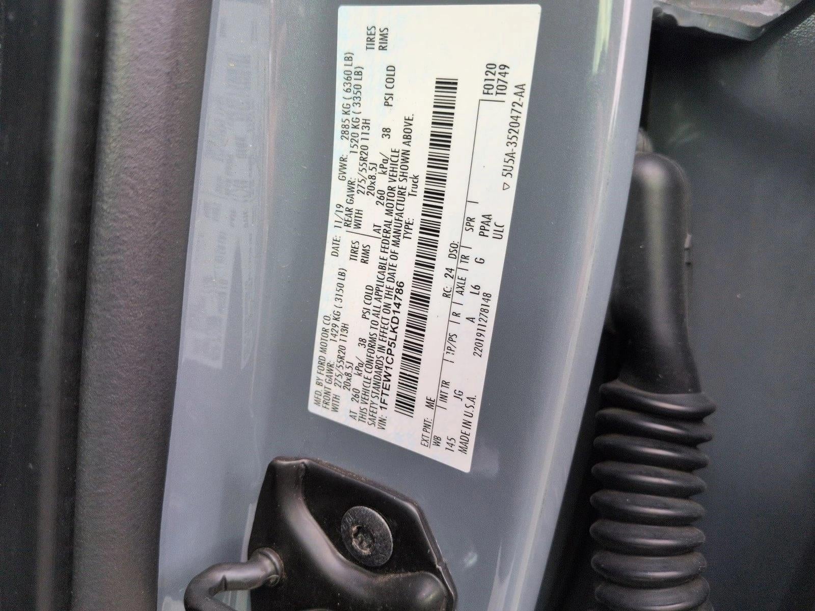 2020 Ford F-150 XL 2WD SuperCrew 5.5' Box