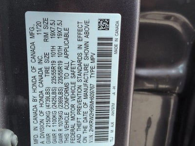 2021 Honda CR-V Touring AWD