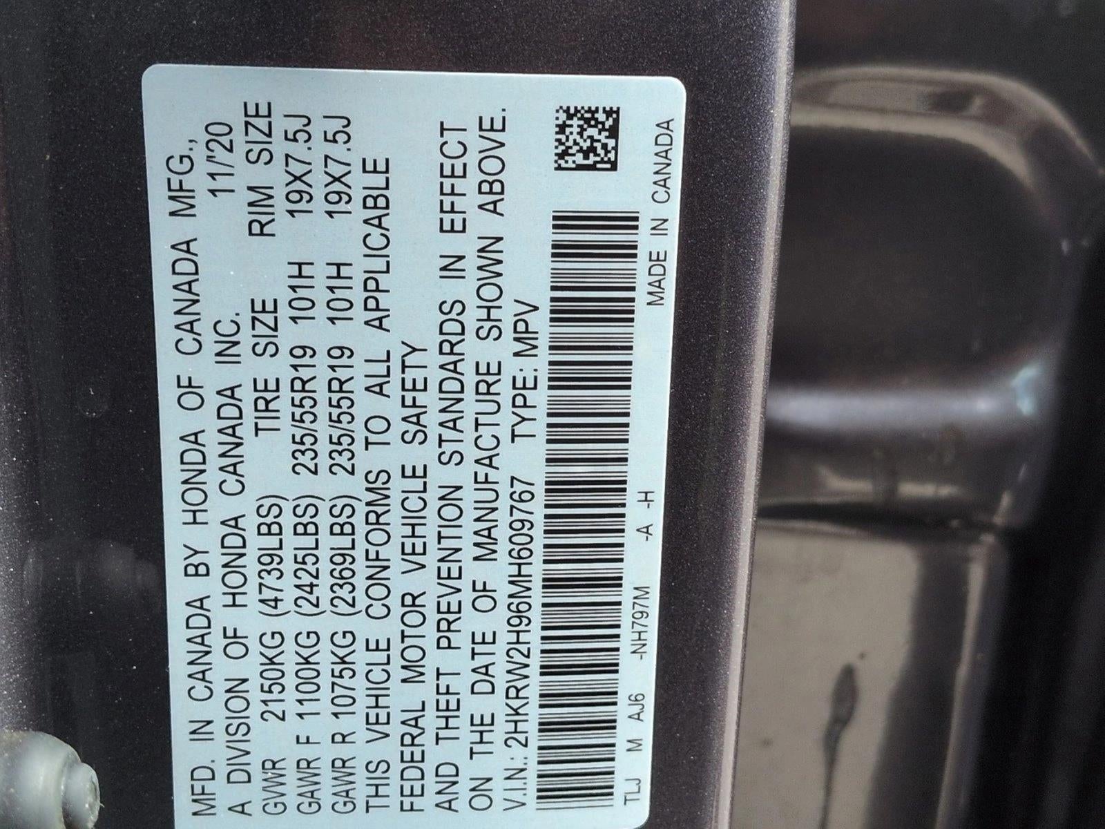 2021 Honda CR-V Touring AWD