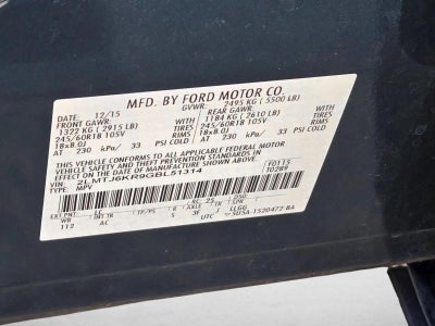 2016 Lincoln MKX FWD 4dr Select