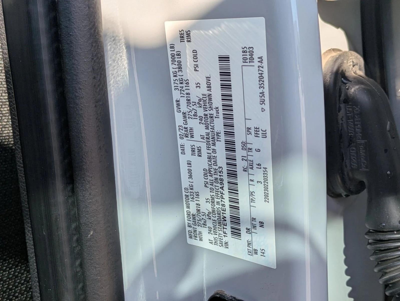 2023 Ford F-150 Tremor 4WD SuperCrew 5.5' Box