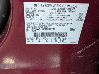 2004 Ford Super Duty F-250 XL