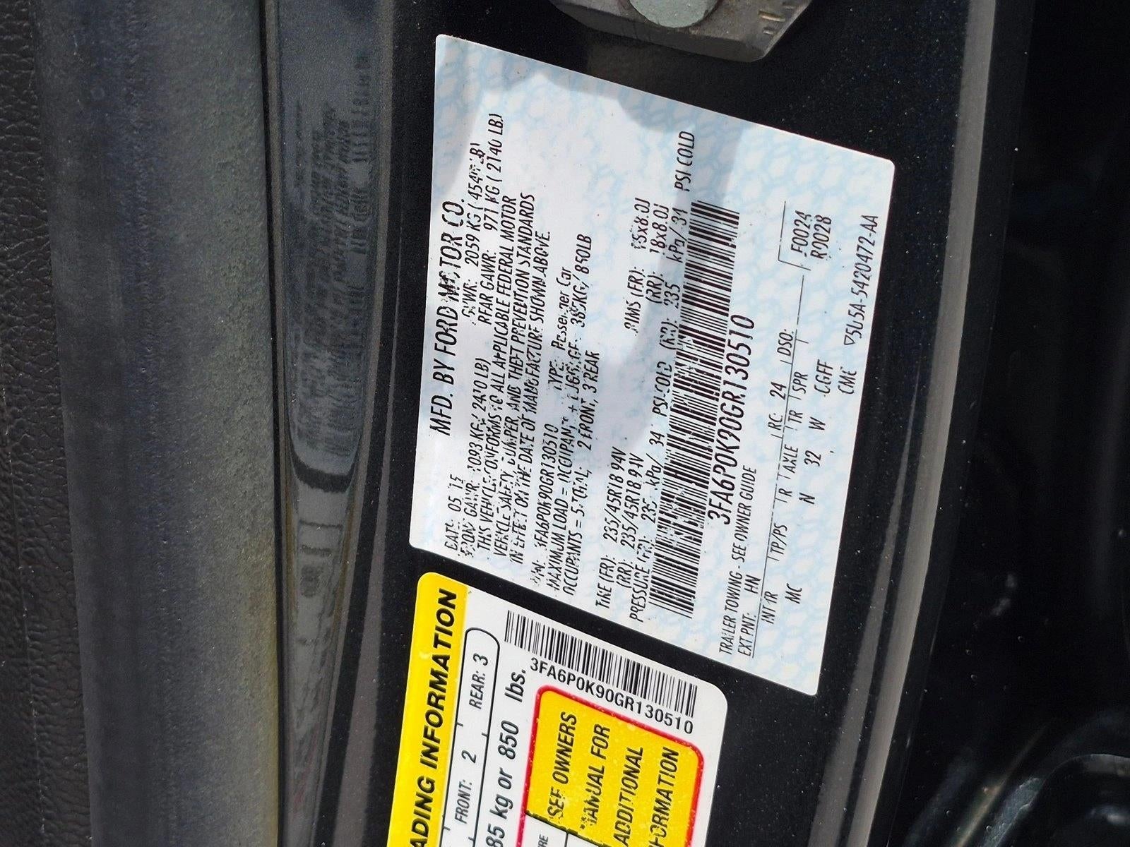 2016 Ford Fusion 4dr Sdn Titanium FWD