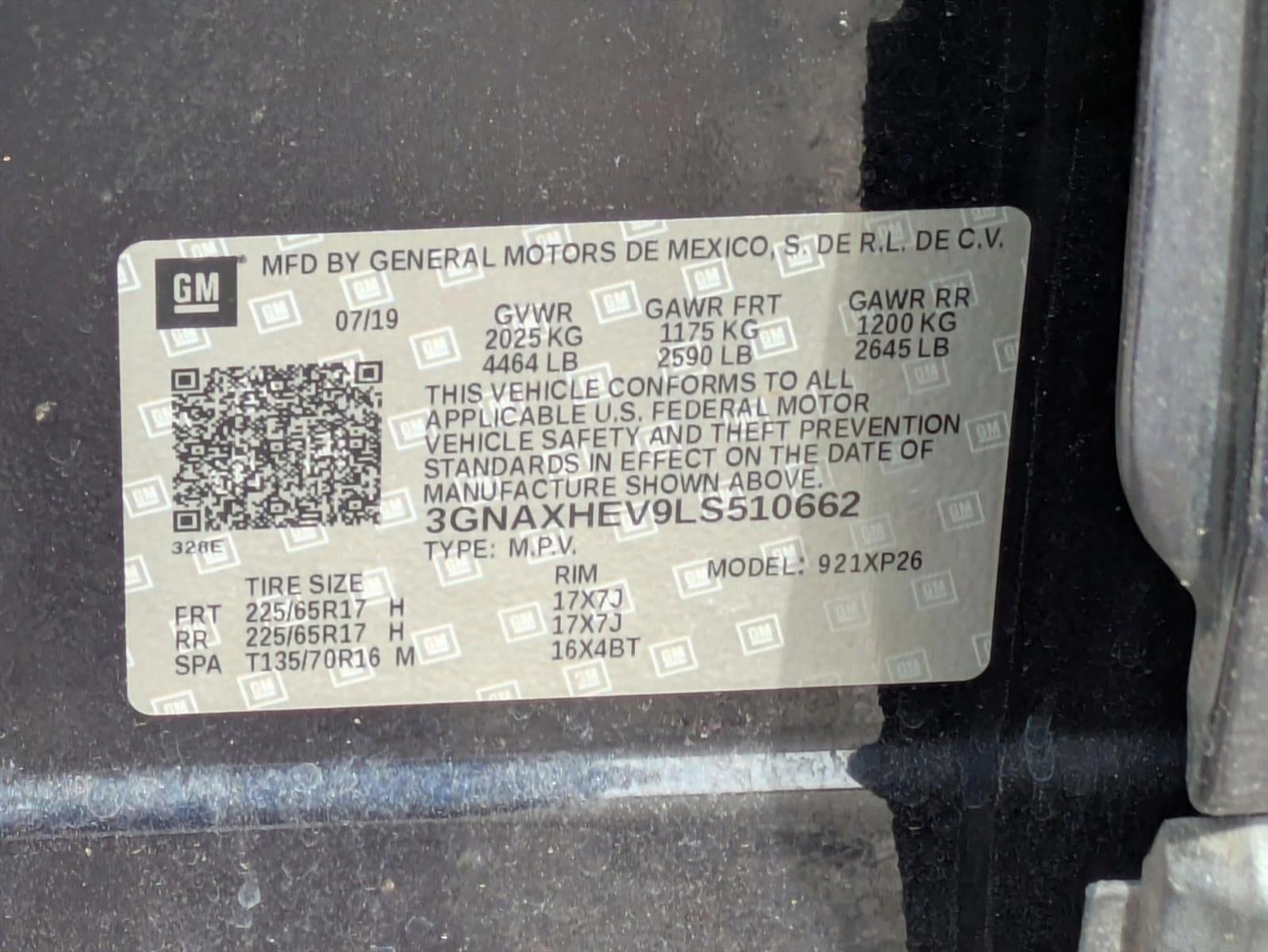 2020 Chevrolet Equinox FWD LS