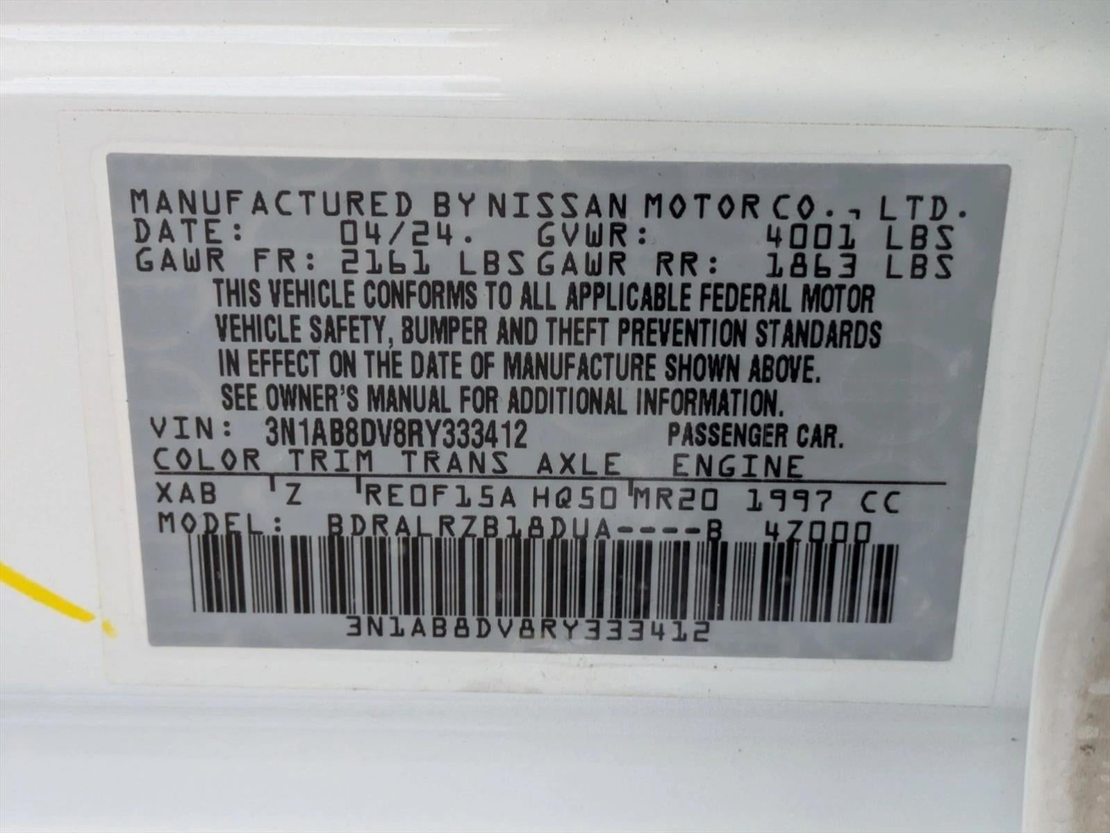 2024 Nissan Sentra SR CVT