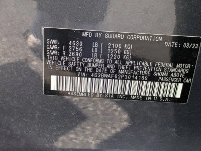 2023 Subaru Legacy Premium CVT