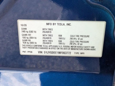 2021 Tesla Model Y Long Range AWD