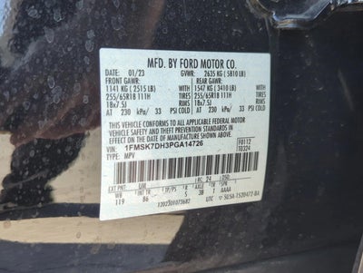 2023 Ford Explorer XLT RWD