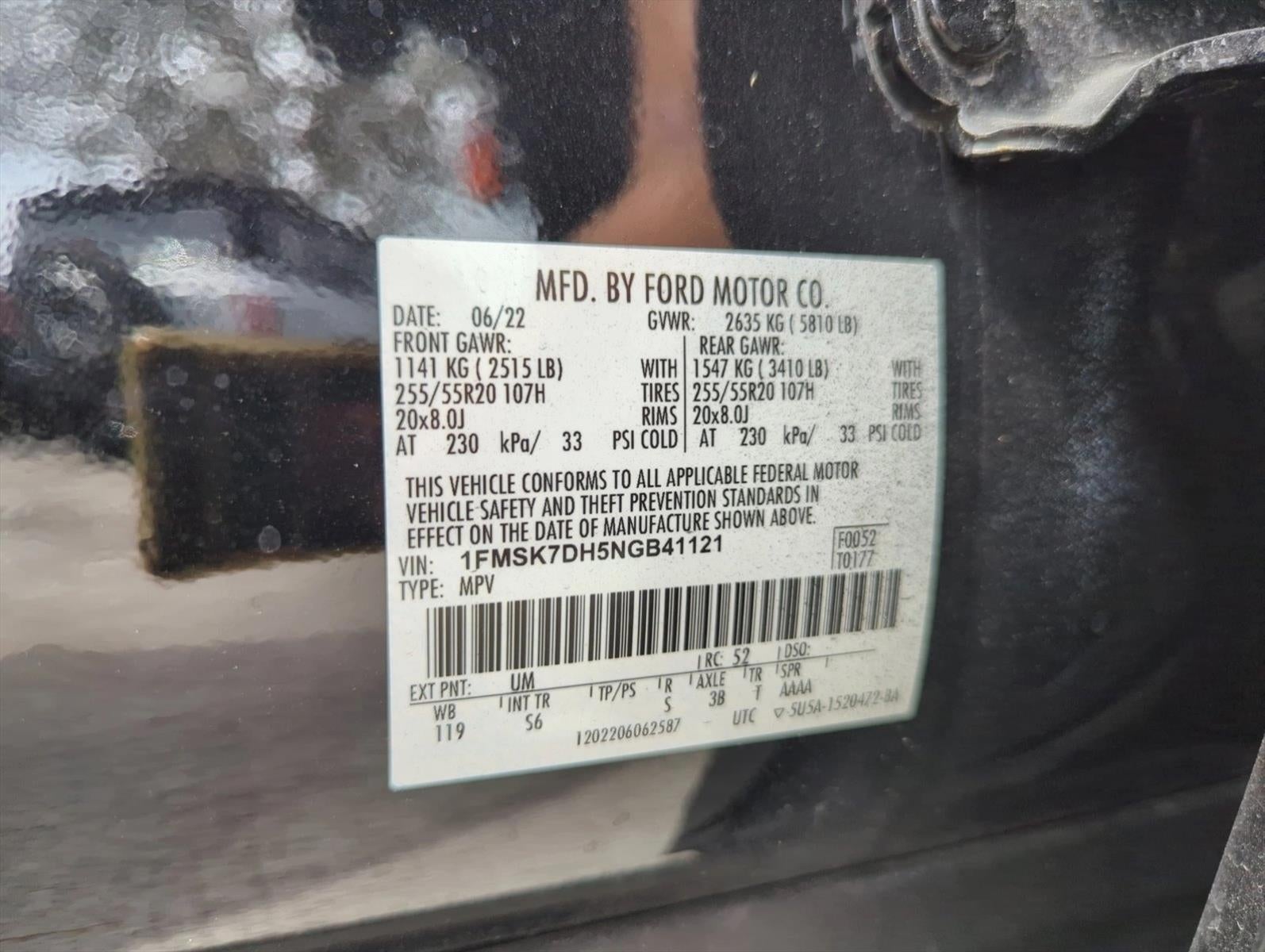 2022 Ford Explorer XLT RWD