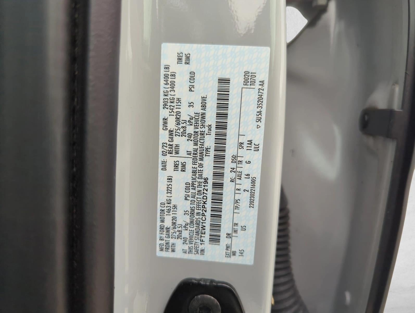 2023 Ford F-150 XLT 2WD SuperCrew 5.5' Box