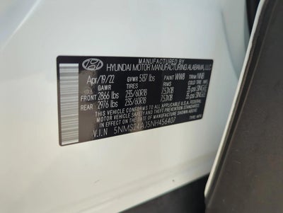 2022 Hyundai SANTA FE SEL FWD